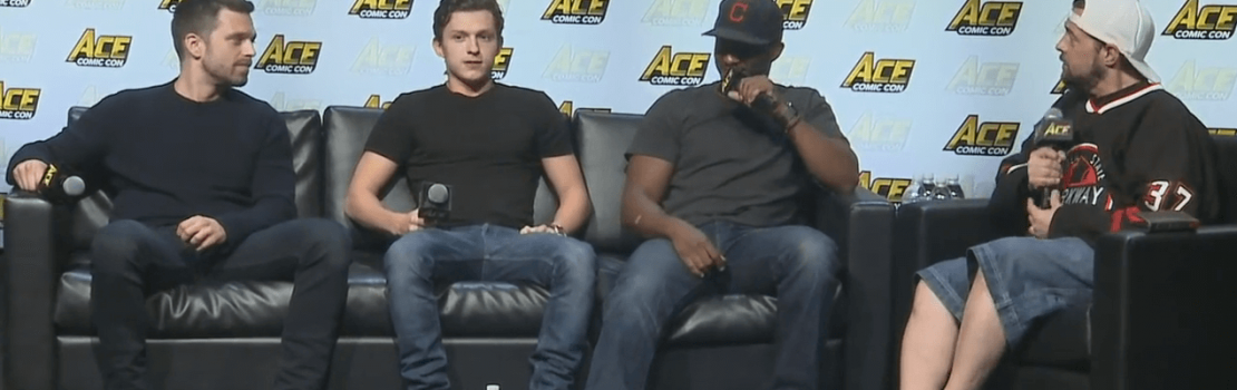 Watch Kevin Smith host a hilarious Ace Comic-Con Panel with Sebastian Stan, Anthony Mackie and Tom Holland