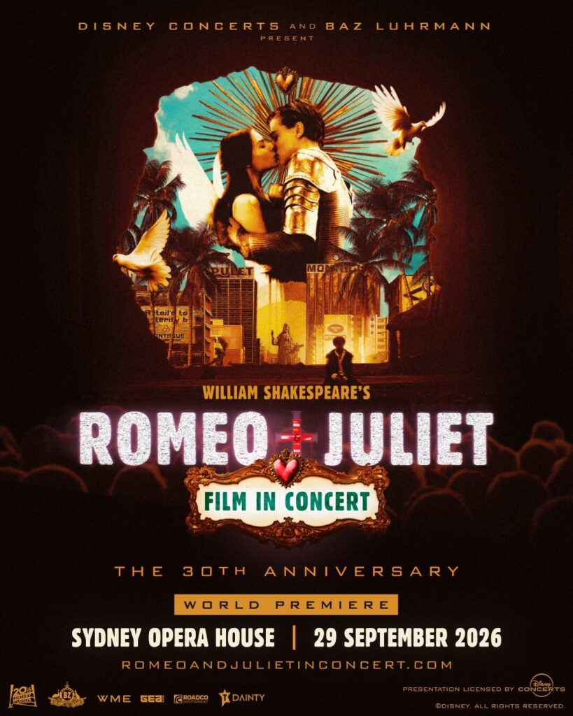 Romeo and Juliet Film in Concert Sydney Opera House artwork
