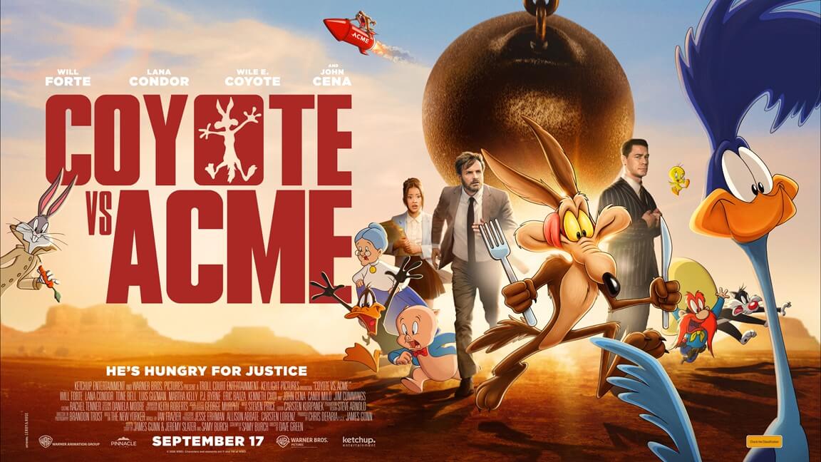 Coyote vs. Acme Australian cinema artwork