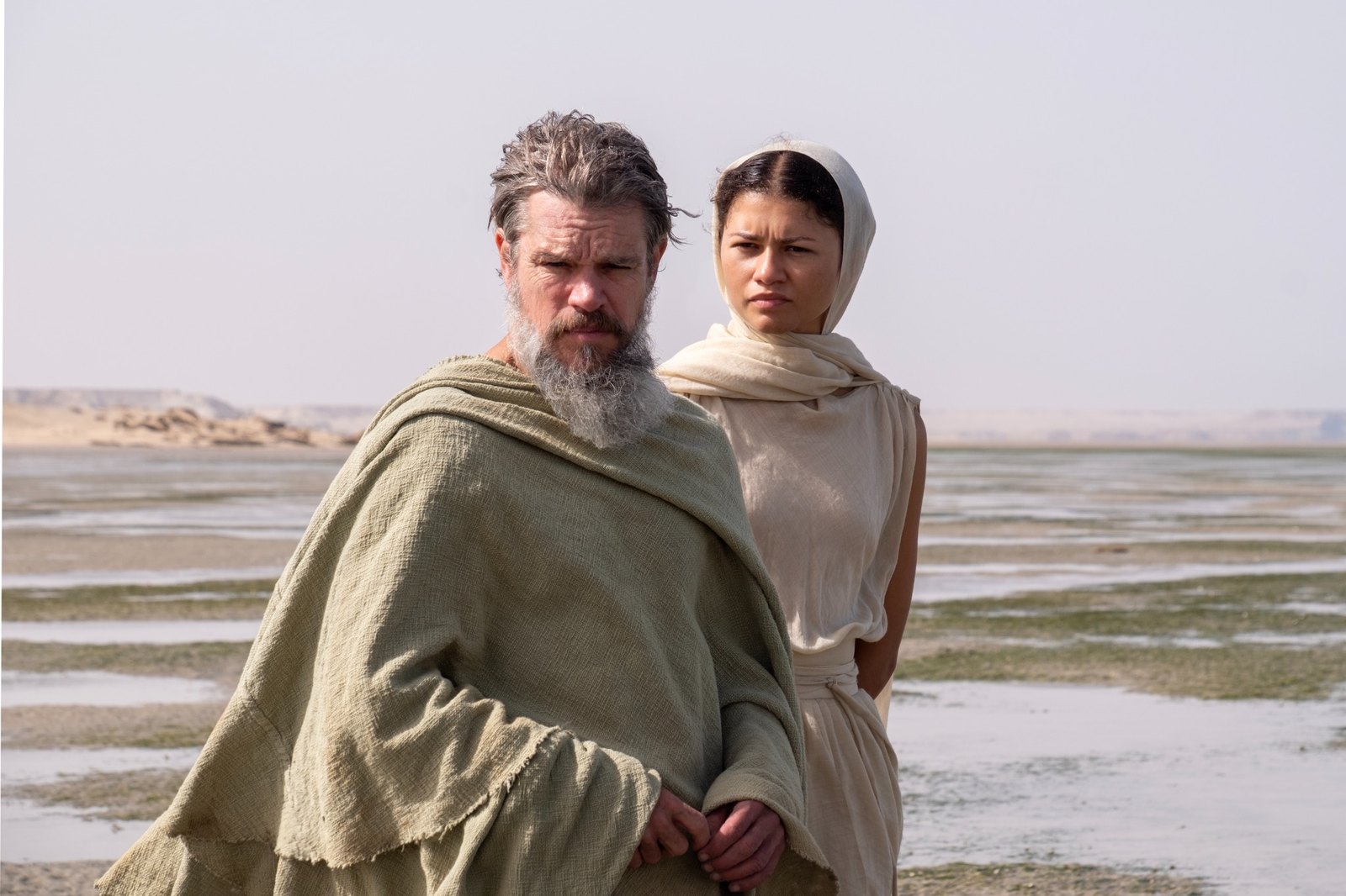 Matt Damon and Zendaya in Christopher Nolan's The Odyssey